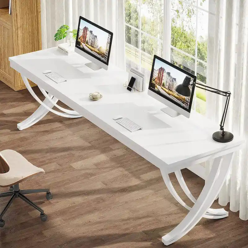 78 Computer Desk for Home Office, Rectangular Writting Table for Study Room