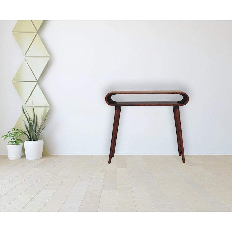 Solid Wood Amaya Nordic Style Console Table